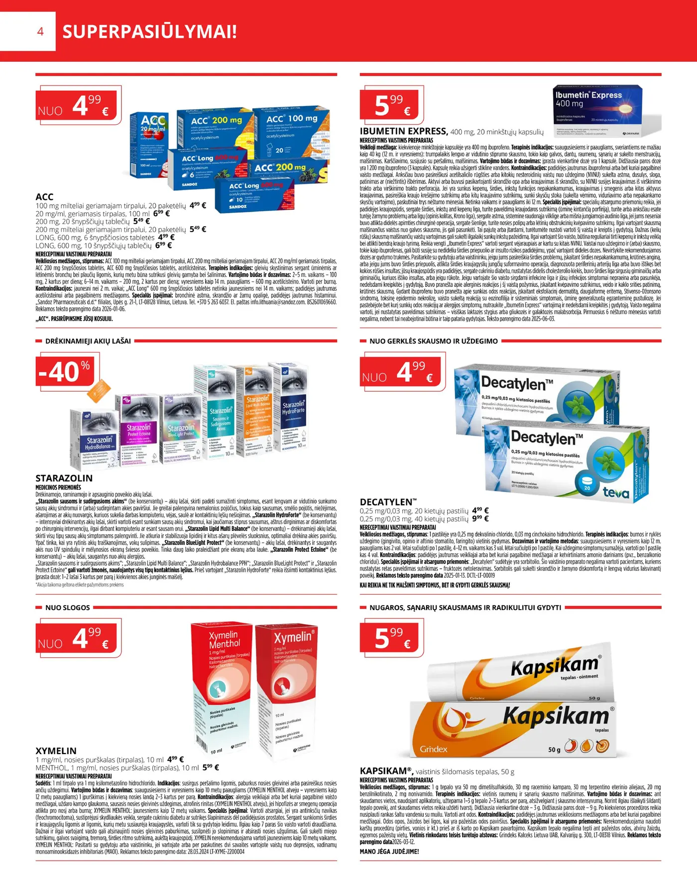 Gintarinės vaistinės spalio mėnesio leidinys – 4 puslapis