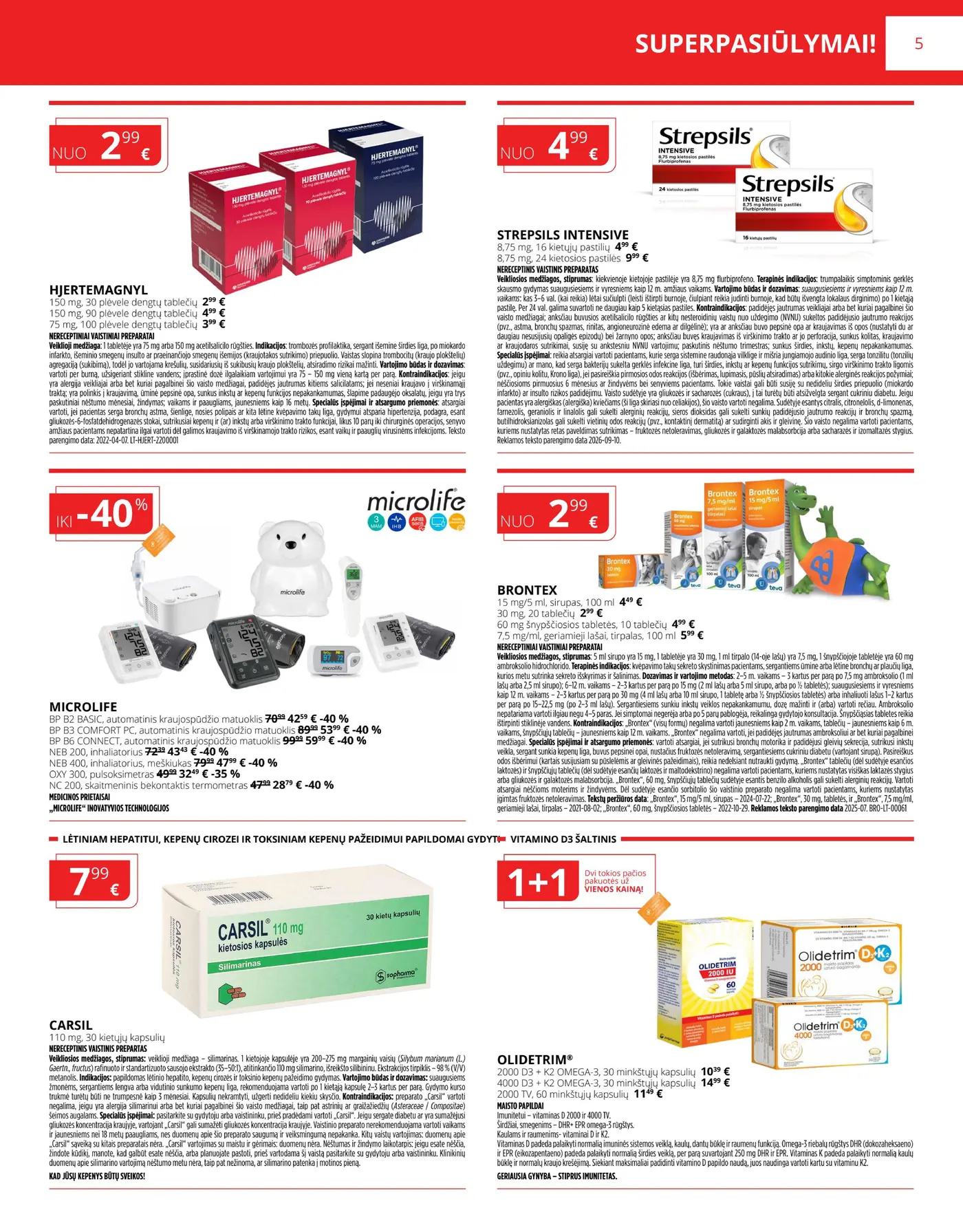 Gintarinės vaistinės spalio mėnesio leidinys – 5 puslapis