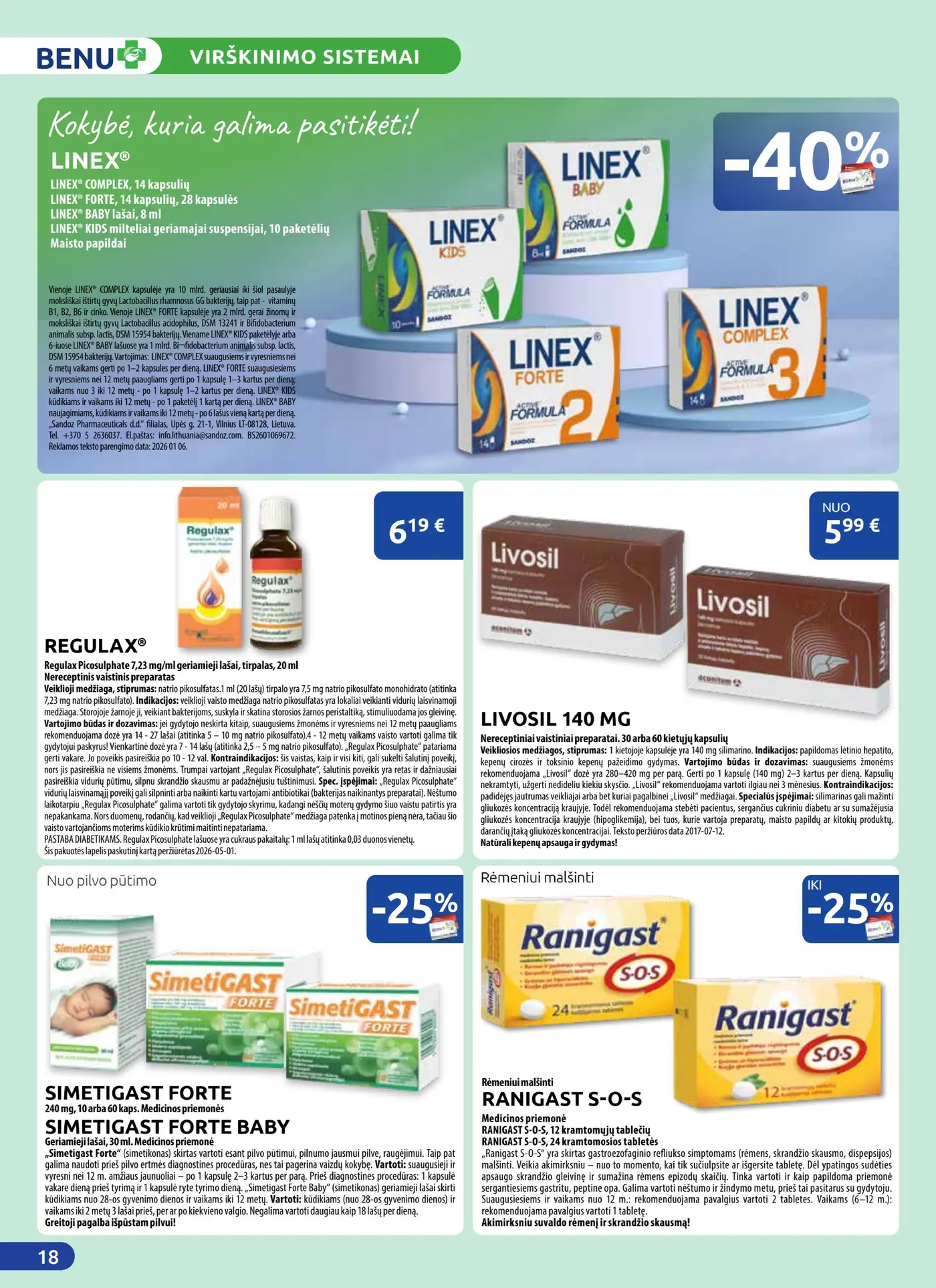 Benu mėnesio leidinys – 18 puslapis