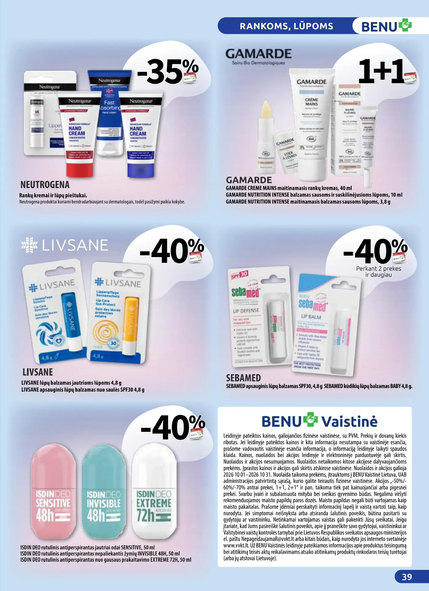 Benu mėnesio leidinys – 39 puslapis