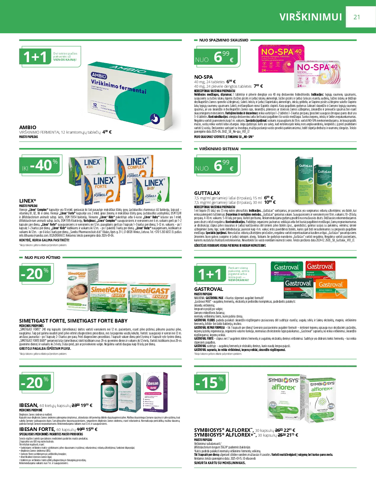 Norfos vaistinės spalio mėnesio leidinys – 21 puslapis