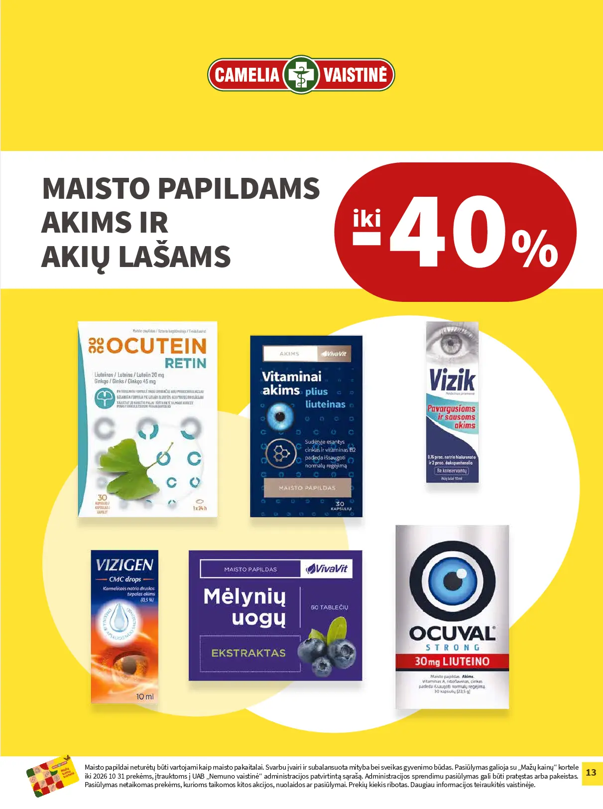 Camelia vaistinės leidinys „Kartu vienas dėl kito“ – 13 puslapis