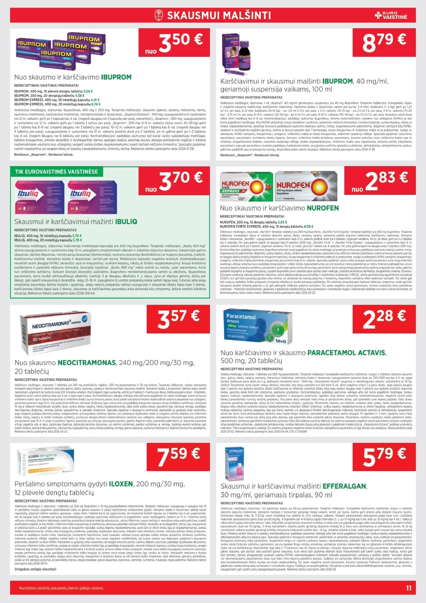 Eurovaistinės leidinys spalis – 11 puslapis