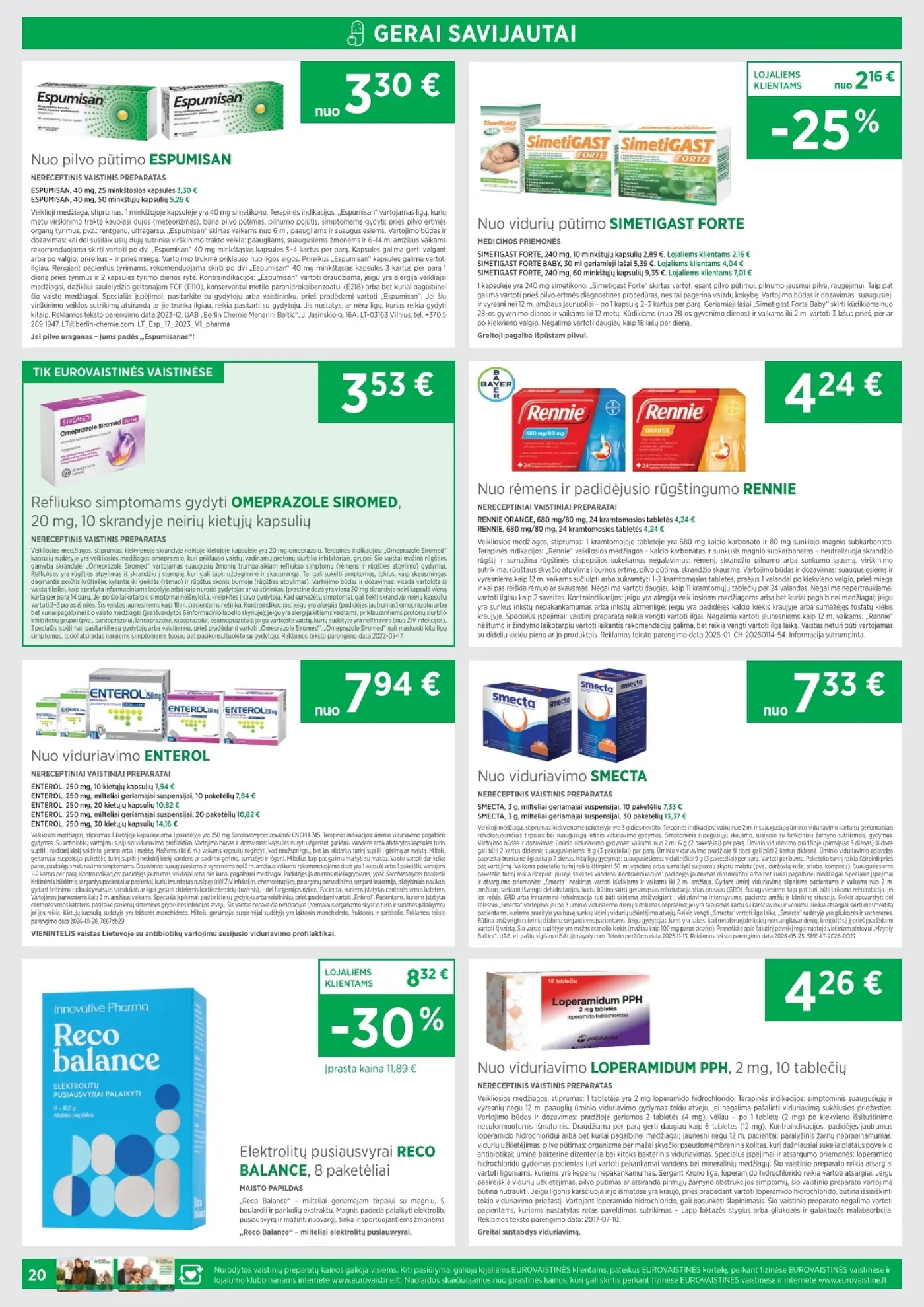 Eurovaistinės leidinys spalis – 20 puslapis