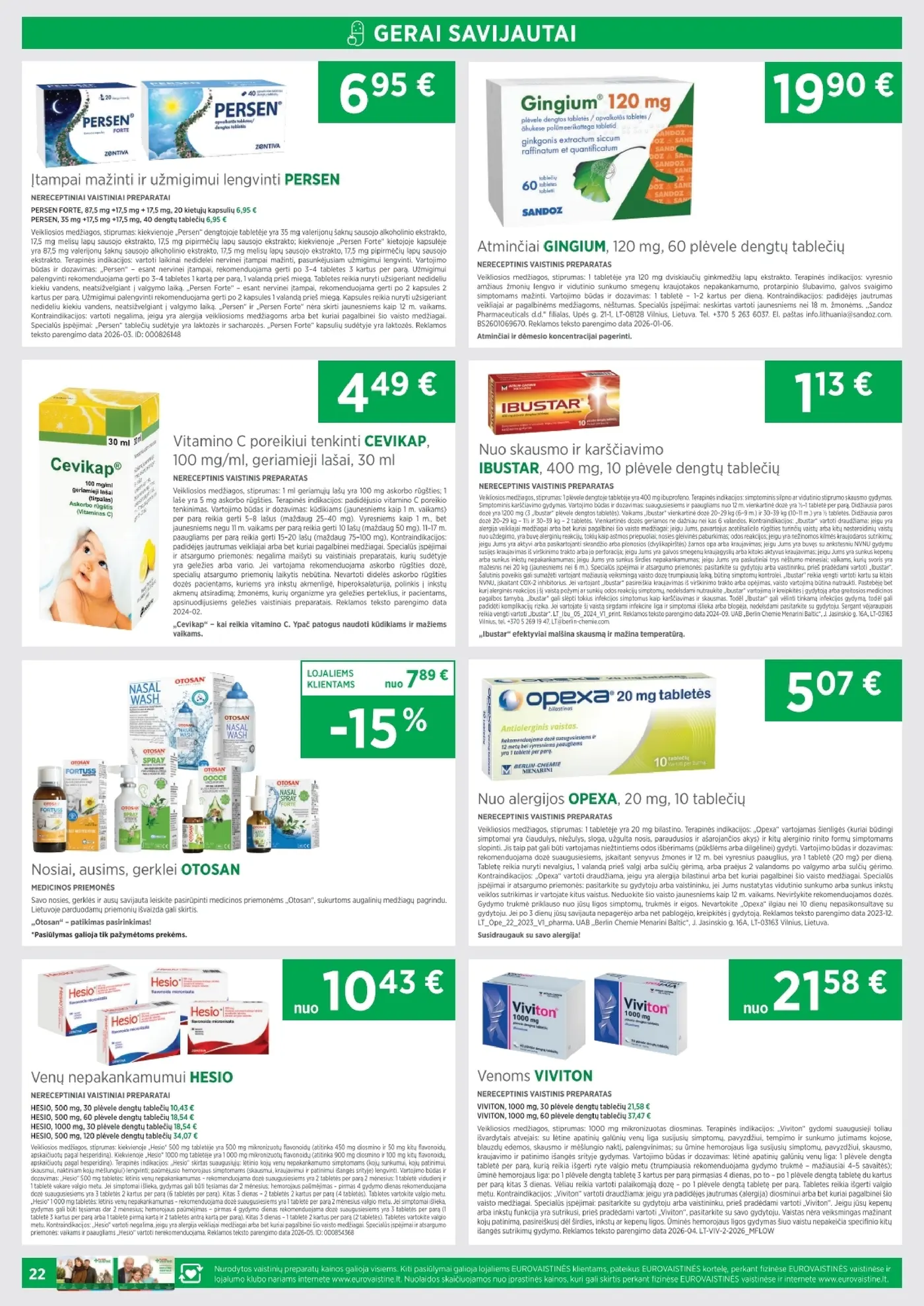 Eurovaistinės leidinys spalis – 22 puslapis