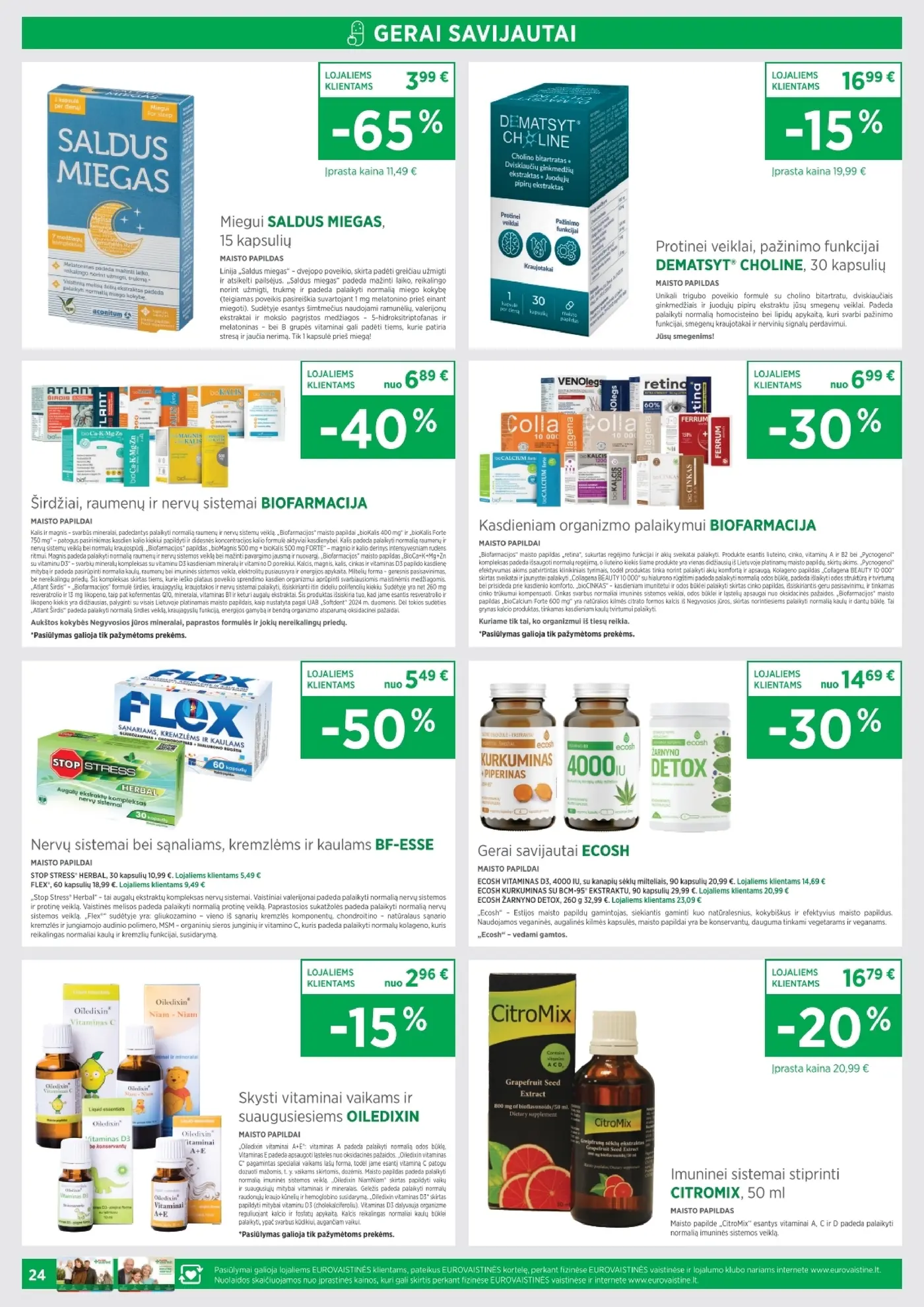 Eurovaistinės leidinys spalis – 24 puslapis