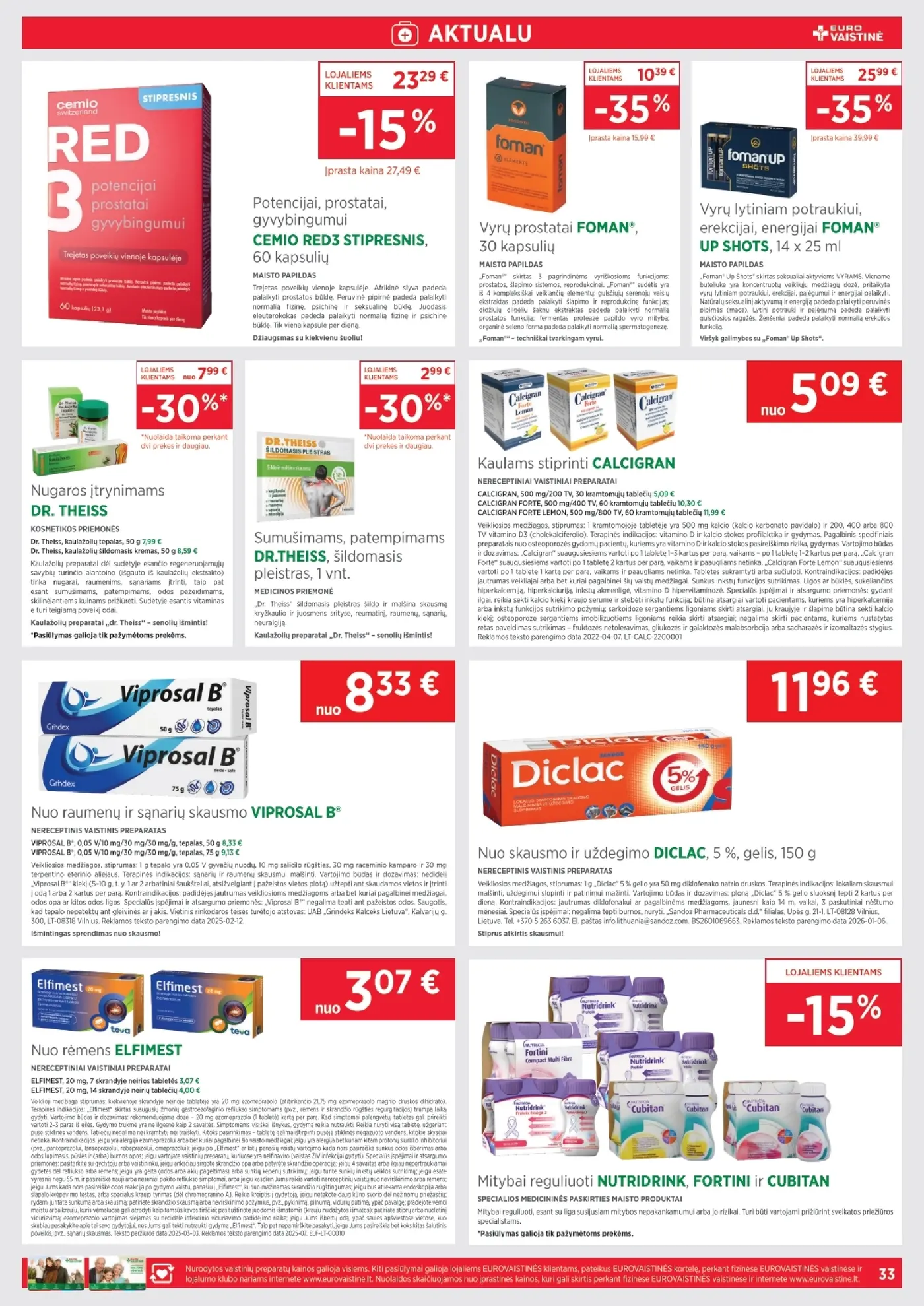 Eurovaistinės leidinys spalis – 33 puslapis