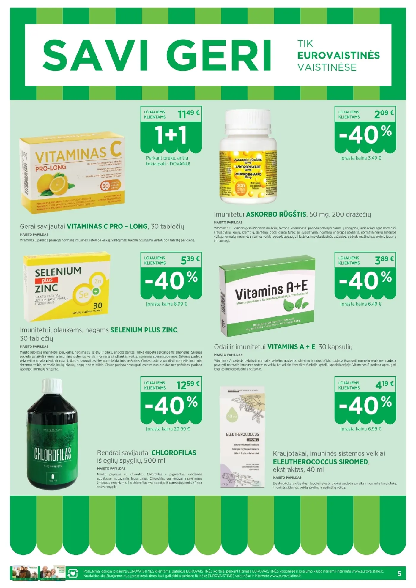 Eurovaistinės leidinys spalis – 5 puslapis