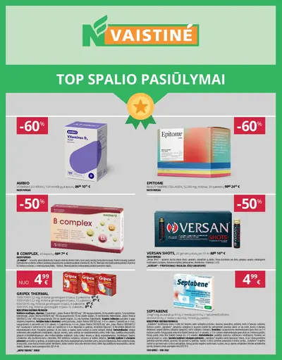 Norfos vaistinės spalio mėnesio leidinys