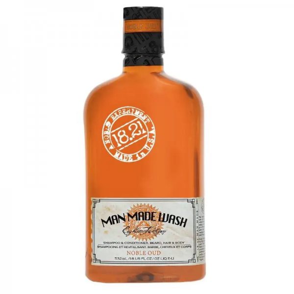 18.21 MAN MADE šampūnas, kondicionierius ir kūno prausiklis vyrams 3IN1 NOBLE OUD, 532 ml