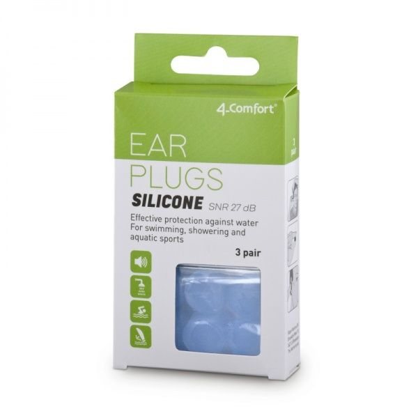 4-COMFORT silikoniniai ausų kamštukai SILICONE, 3 poros