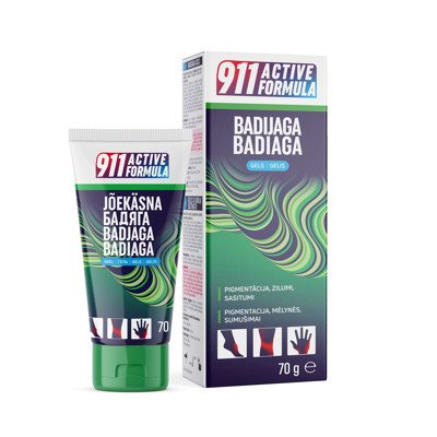 911 ACTIVE FORMULA BADIAGA, gelis su durlių ekstraktas, 70 g