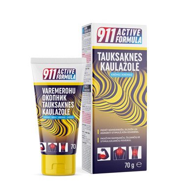 911 ACTIVE FORMULA, kremas su kaulažolėmis, 70 g