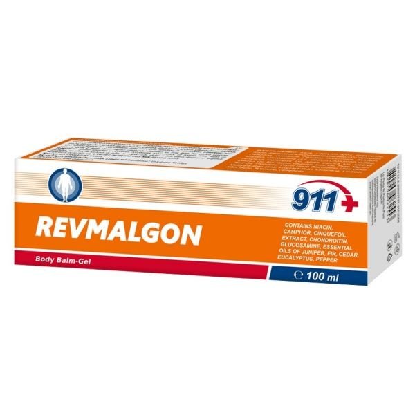 911 kūno gelis-balzamas REVMALGON, 100 ml