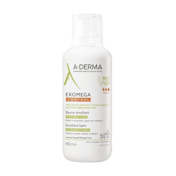 A-DERMA balzamas-emolientas EXOMEGA CONTROL, 400 ml