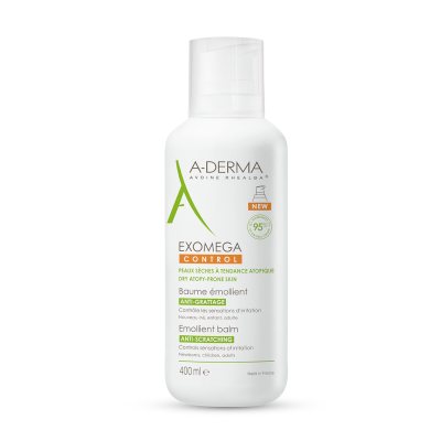 A-DERMA balzamas emolientas sausai, atopinei odai EXOMEGA CONTROL, 400 ml