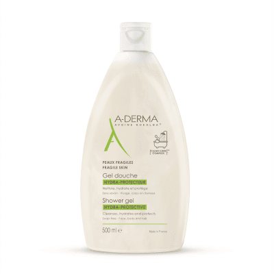 A-DERMA bemuilis prausimosi gelis veidui, kūnui ir plaukams HYDRA PROTECTIVE, 500 ml