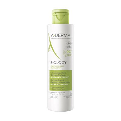 A-DERMA BIOLOGY, DERMATOLOGINIS EKOLOGINĮ SERTIFIKATĄ TURINTIS MAKIAŽO VALIKLIS, 200 ml