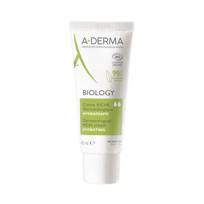 A-DERMA dermatologinis ekologiškas drėkinamasis kremas BIOLOGY RICH, 40 ml
