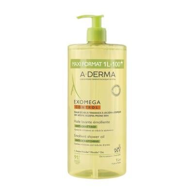 A-DERMA Exomega Control dušo aliejus, 1 l