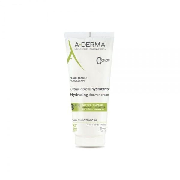 A-DERMA kreminis prausiklis 3 IN 1, 200 ml