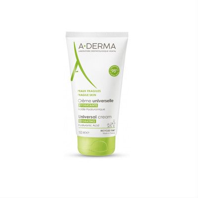 A-DERMA, universalus drėkinamasis veido ir kūno odos priežiūros kremas, 50 ml