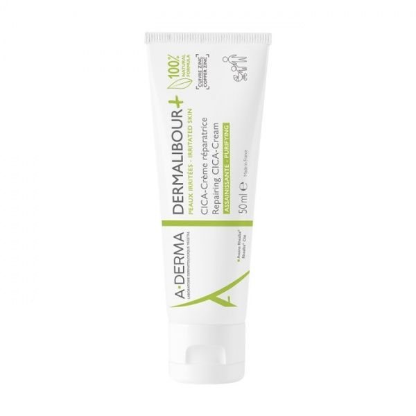A-DERMA veido ir kūno kremas DERMALIBOUR+CICA, 50 ml