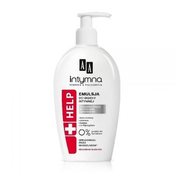 AA INTIMATE intymios higienos prausiklis HELP PROTECTION & CARE, 300 ml