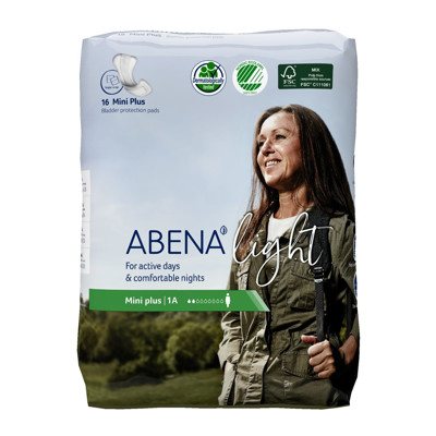 ABENA LIGHT MINI, įklotai, 16 vnt