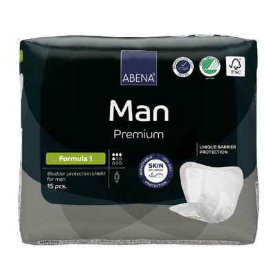 ABENA MAN FORMULA 1, įklotai vyrams, 15 vnt
