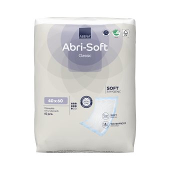 ABENA paklotai ABRI-SOFT, 60 vnt., 40 x 60 cm