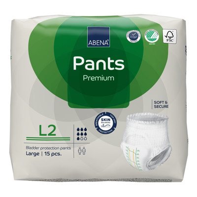 ABENA PANTS L2 PREMIUM, sauskelnės-kelnaitės, 15 vnt
