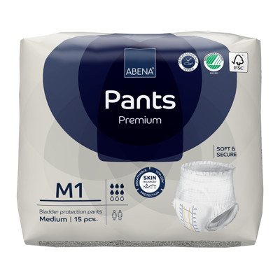 ABENA PANTS M1 PREMIUM, sauskelnės-kelnaitės, 15 vnt