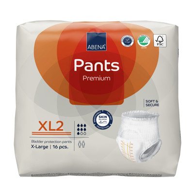 ABENA PANTS XL2 PREMIUM, sauskelnės-kelnaitės, 16 vnt