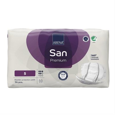 ABENA SAN 5 PREMIUM, įklotai, 36 vnt