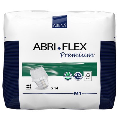 ABRI-FLEX PREMIUM DUAL CORE M1, sauskelnės-kelnaitės, 14 vnt