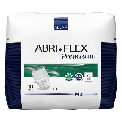 ABRI-FLEX PREMIUM DUAL CORE M2, sauskelnės-kelnaitės, 14 vnt