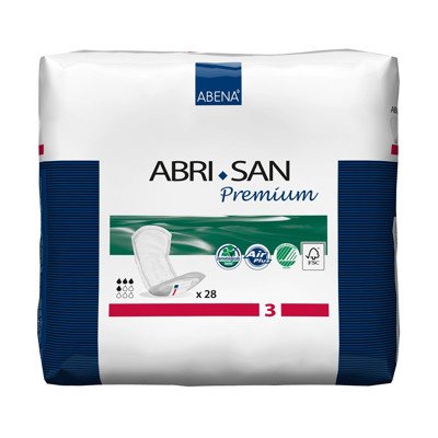 ABRI SAN 3 PREMIUM AIR PLUS, įklotai, 28 vnt
