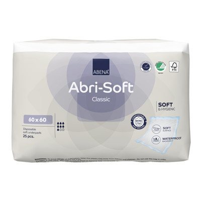ABRI-SOFT, paklotai, 25vnt., 60 x 60 cm