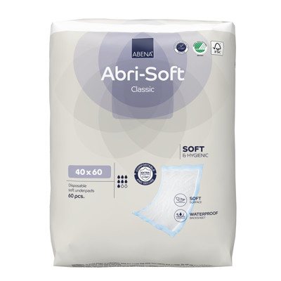 ABRI-SOFT, paklotai, 40cmx, 60vnt., 60 cm