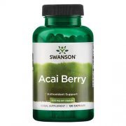 Acai uogų ekstraktas SWANSON, 500 mg, 120 kaps.