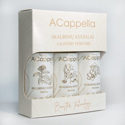 ACAPPELLA skalbinių kvepalų rinkinys, 3 x 100 ml