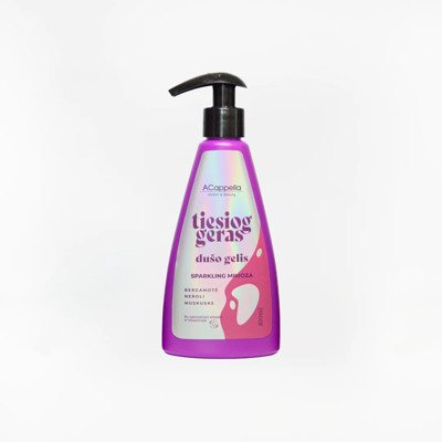 ACappella TIESIOG GERAS dušo gelis, SPARKLING MIMOZA, 210 ml