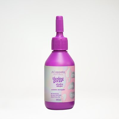 ACappella TIESIOG GERAS plaukų aliejus, SHINING BOUQUET, 35 ml