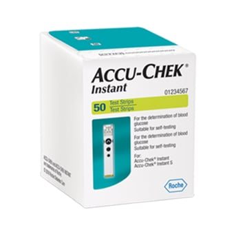ACCU-CHECK diagnostinės juostelės INSTANT, 50 juostelių