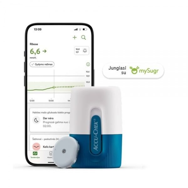 ACCU-CHEK nuolatinio gliukozės kiekio stebėjimo sistema SMARTGUIDE, 1 vnt