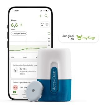 ACCU-CHEK SMARTGUIDE nuolatinės gliukozės stebėjimo sistema, 1 vnt