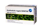Acetilsalicilo rūgšties tabletės SANITAS, 500 mg, 100 vnt