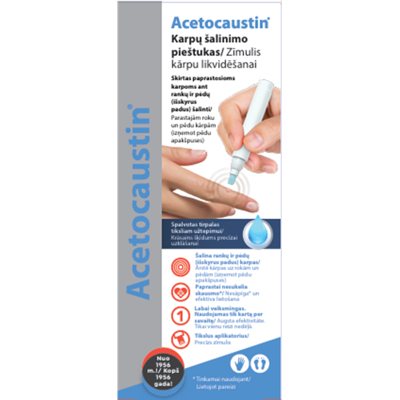 ACETOCAUSTIN, pieštukas paprastosioms karpoms šalinti, 1 vnt