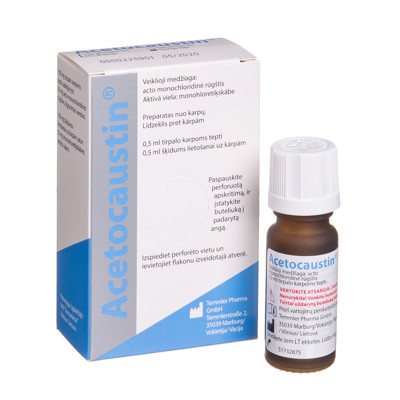ACETOCAUSTIN, skystis karpoms gydyti, 0.5 ml